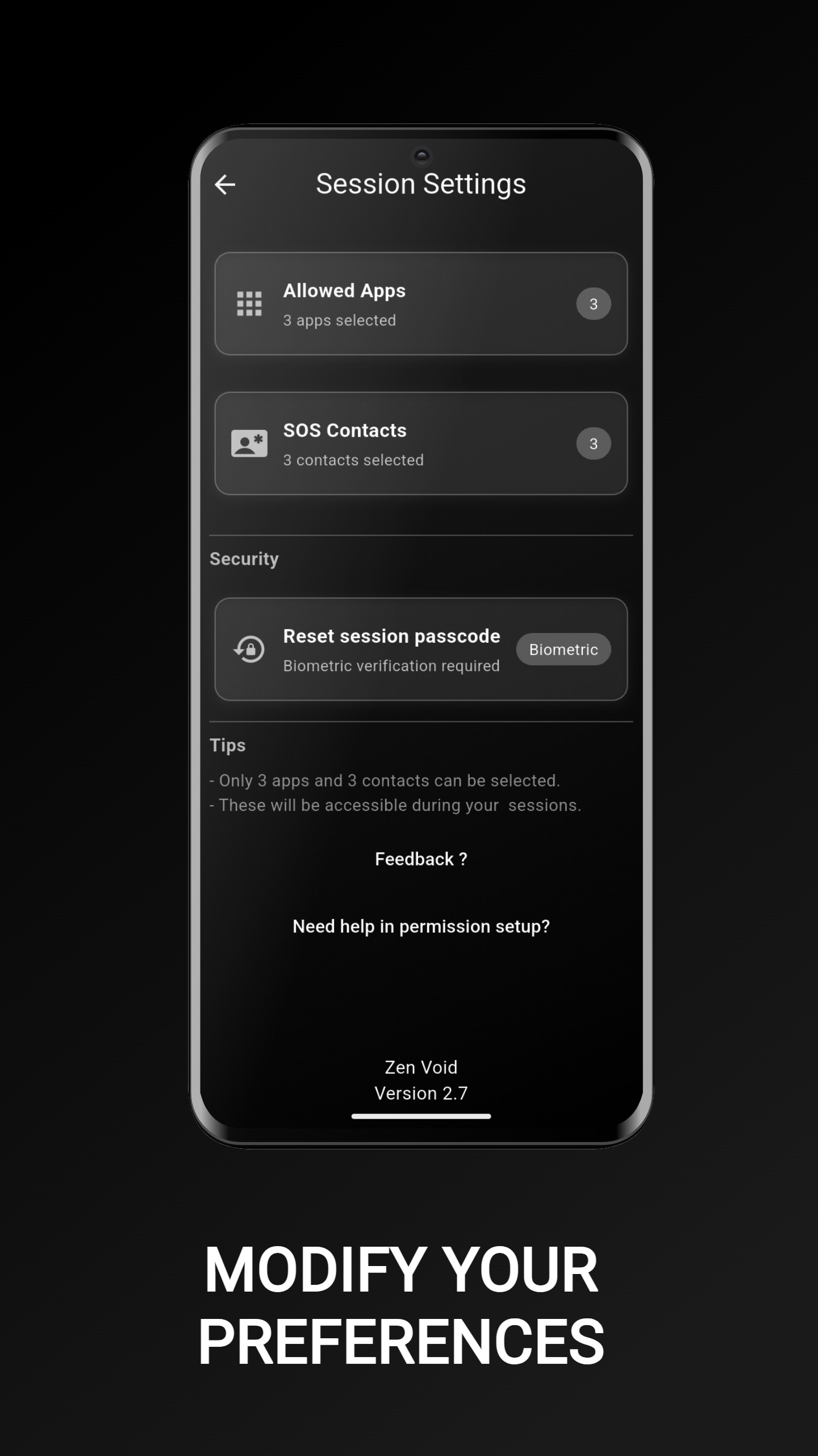 Zen Void app screenshot 6